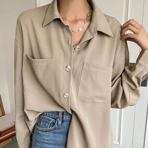 New SHEIN Dazy button up shirt relaxed fit